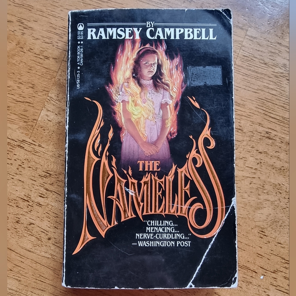 The Nameless by Ramsey Campbell Vintage Horror Paperback Book